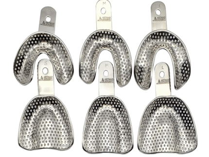 Metal Impression Tray Set