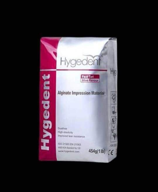 thumbnail image 2 of HYGEDENT Regular Set Mint Flavour Dustfree Alginate Impression 1lb (24 Pack) 2 of 4